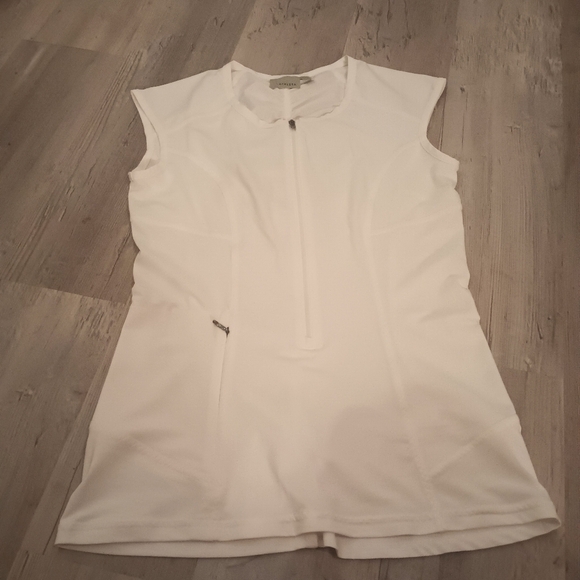 Athleta White Sleeveless Top - Picture 2 of 4